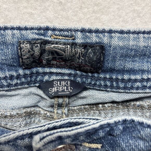 Silver Jeans Women's Suki Surplus Sz W16/L30 Boot Cut Blue Denim Flap Pocket - Picture 2 of 5